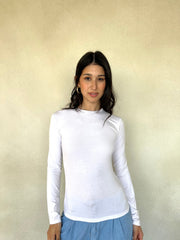 round neck basic top