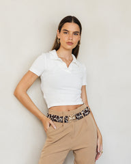 Classic collared top