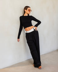 Elegant wide leg pants