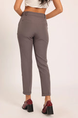 The Tapered Ankle Trouser - Grey