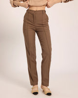 Classic Straight Pant - Cafe