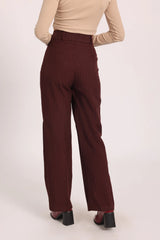 The Urban Tapered Trouser - Burgundy