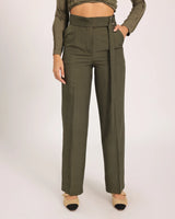 Kairo Stripe Pant - Olive