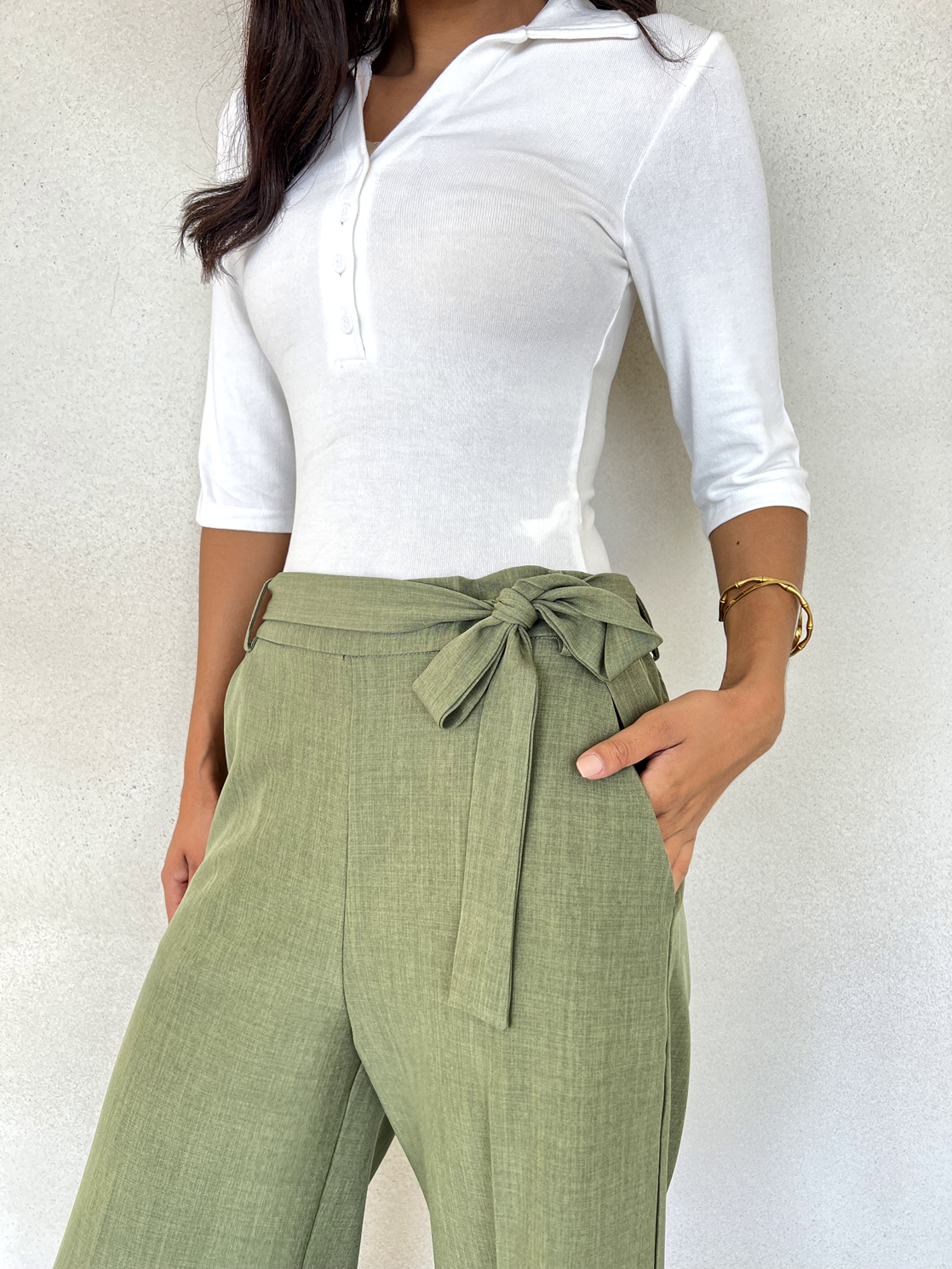 Waistband Tie pants