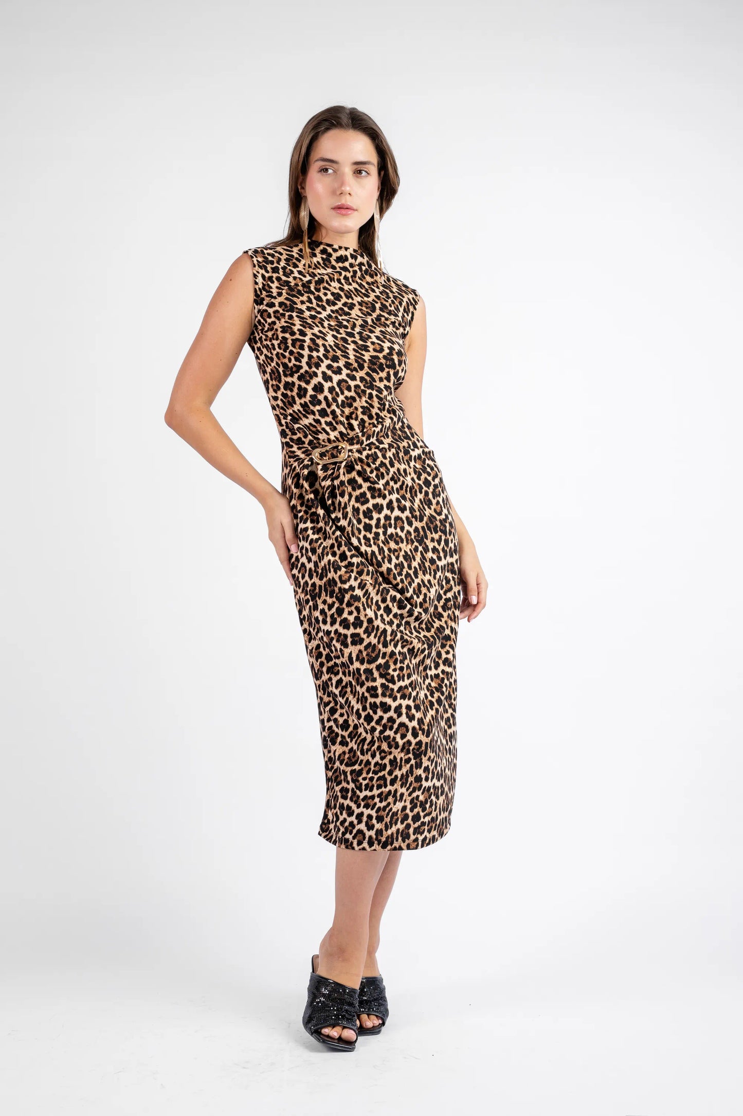 The Wild Luxe Tie-Waist Dress