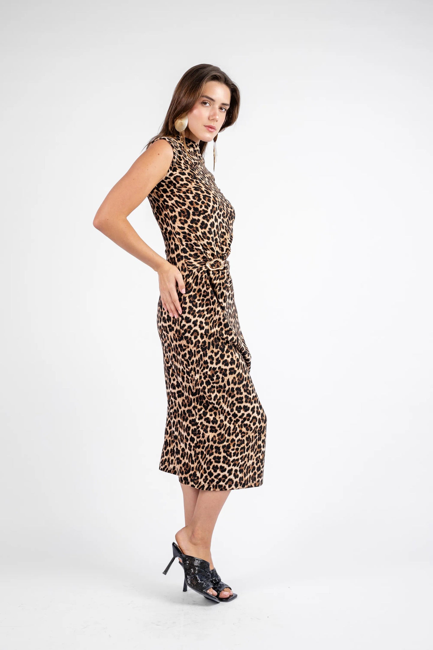 The Wild Luxe Tie-Waist Dress