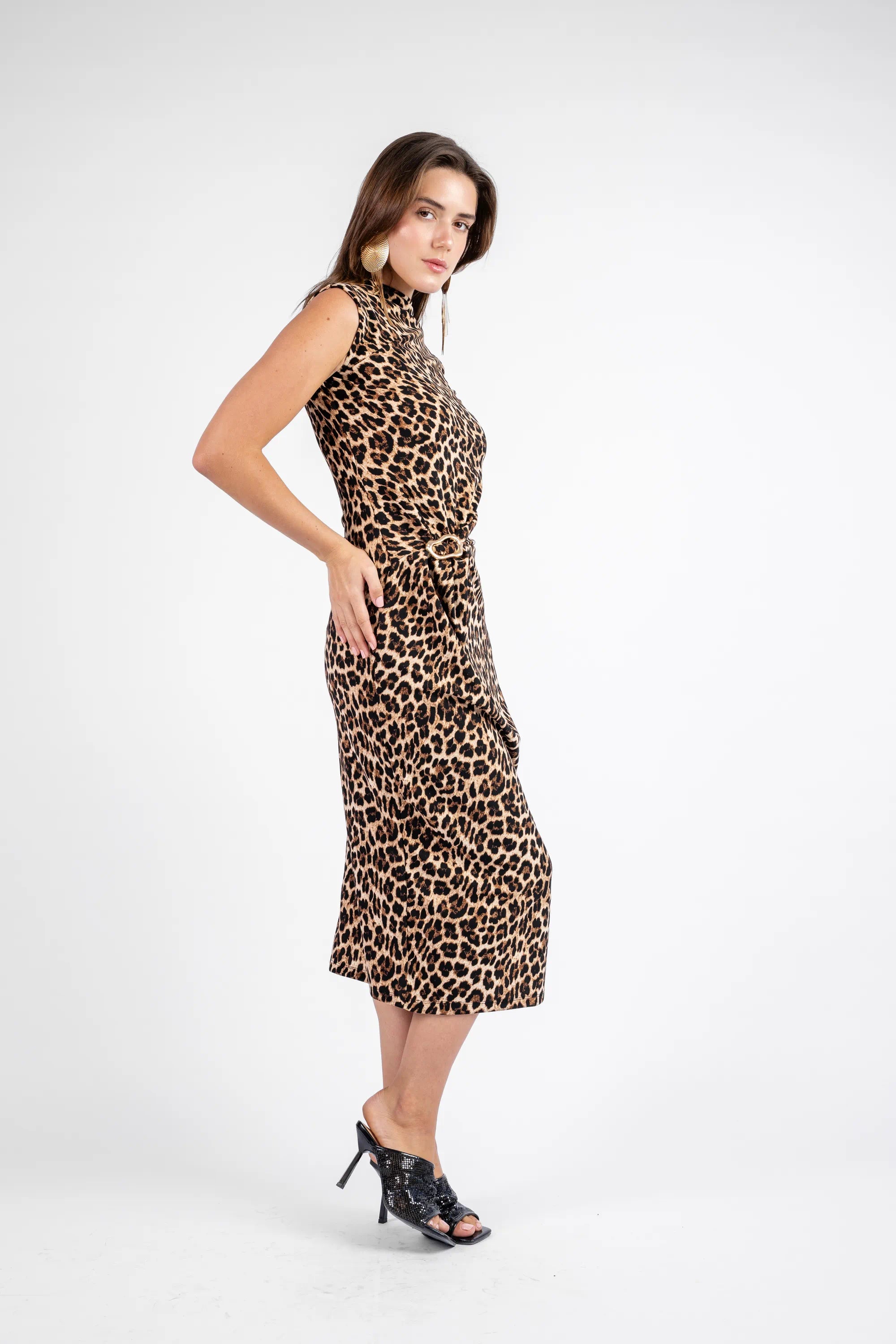 The Wild Luxe Tie-Waist Dress