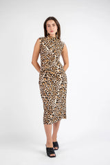 The Wild Luxe Tie-Waist Dress