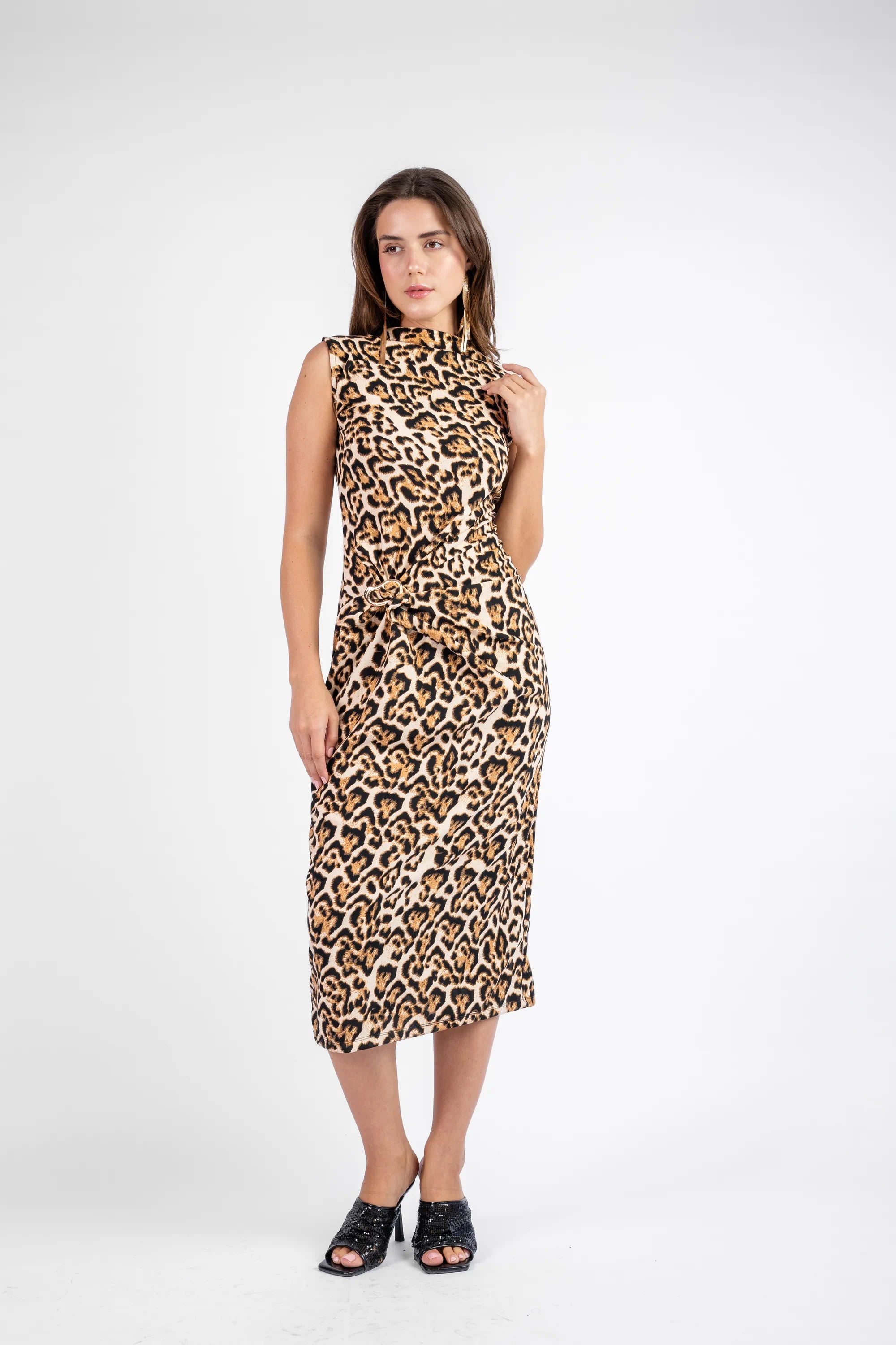 The Wild Luxe Tie-Waist Dress