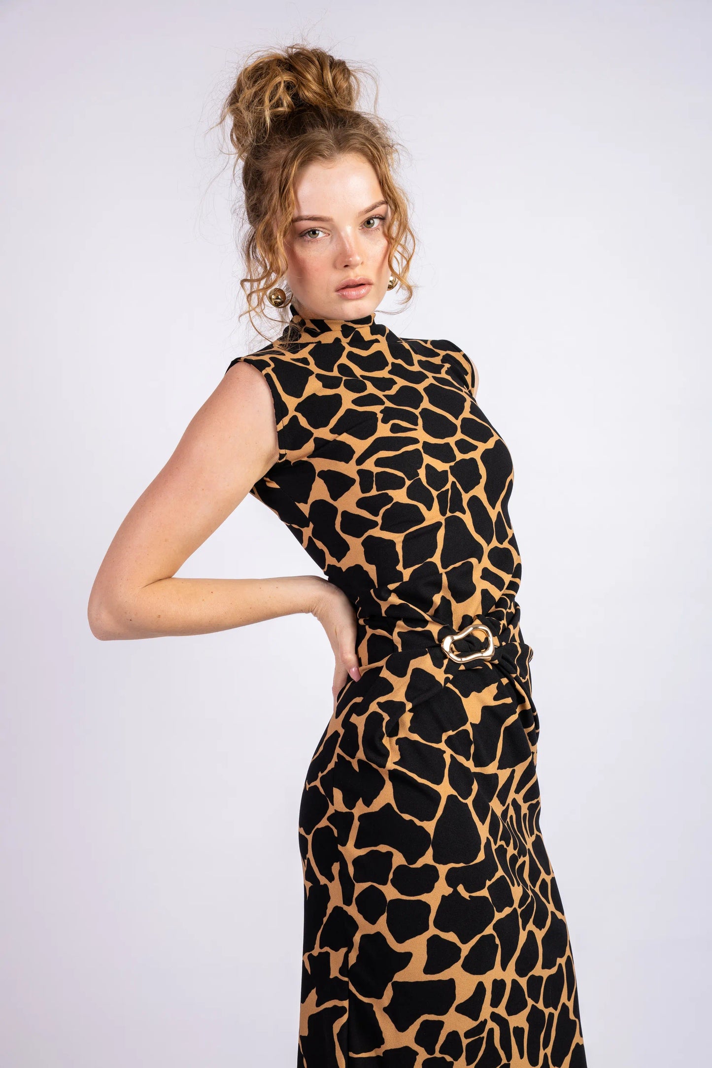 The Wild Luxe Tie-Waist Dress