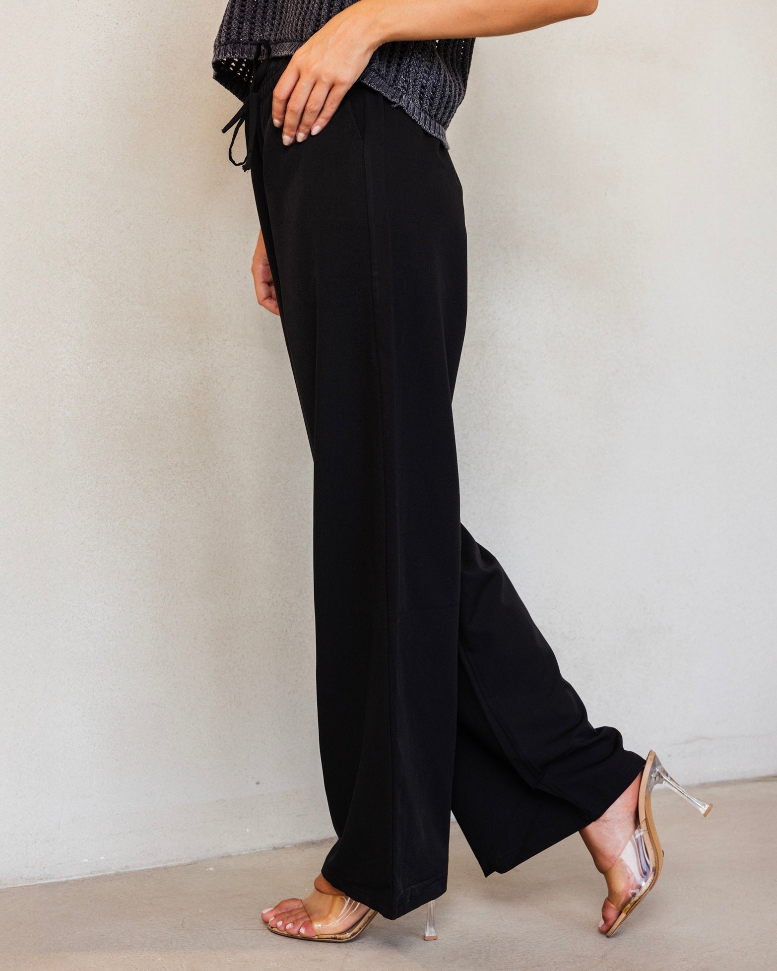 Elastic waist pants