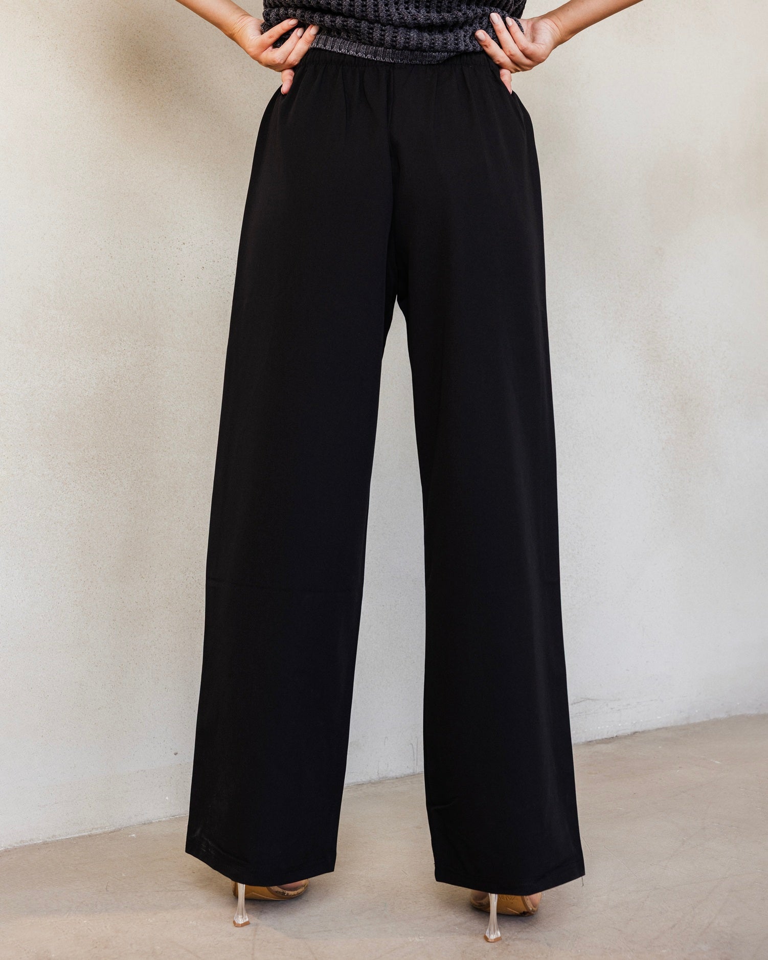 Elastic waist pants