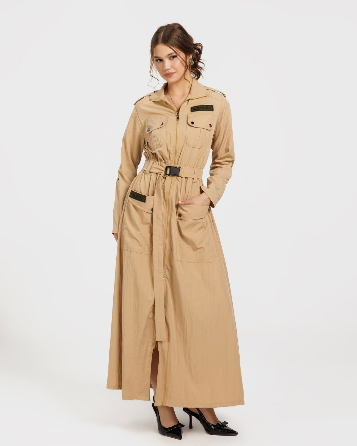Belted Pocket Dress