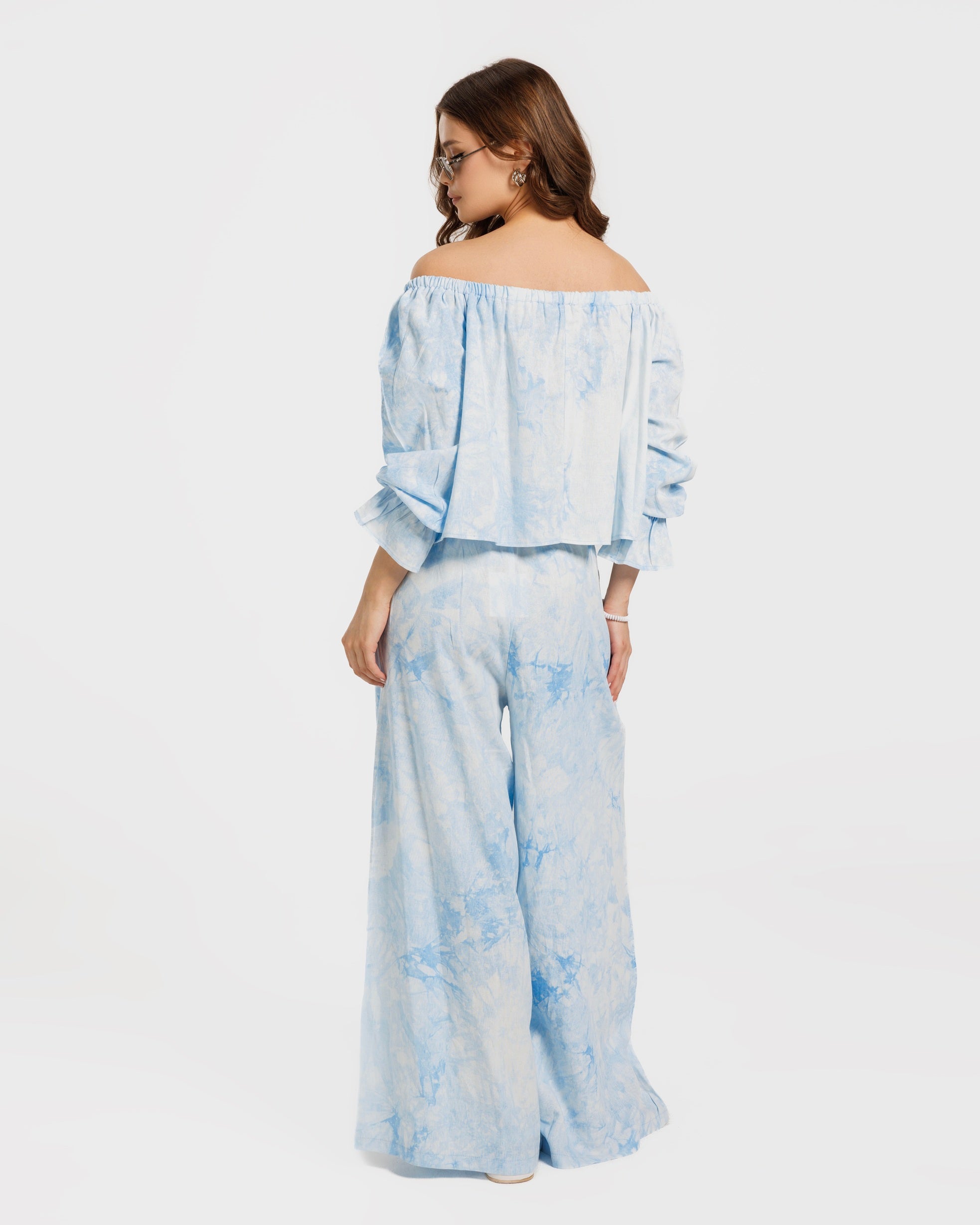 Tiedye linen Blouse