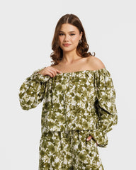 Tiedye linen Blouse