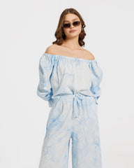 Tiedye linen Blouse