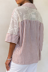 Striped linen shirt