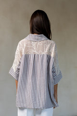 Striped linen shirt
