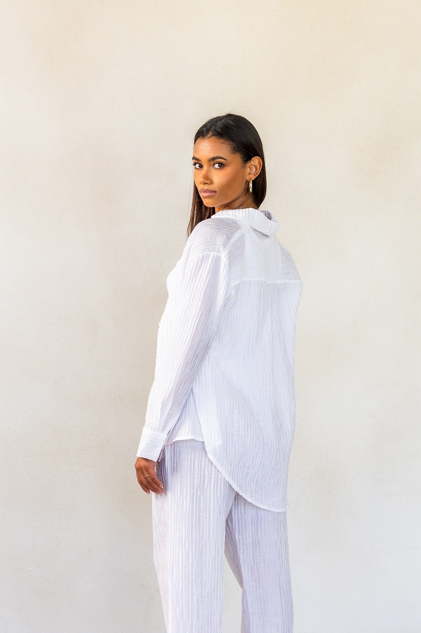 Plain linen set
