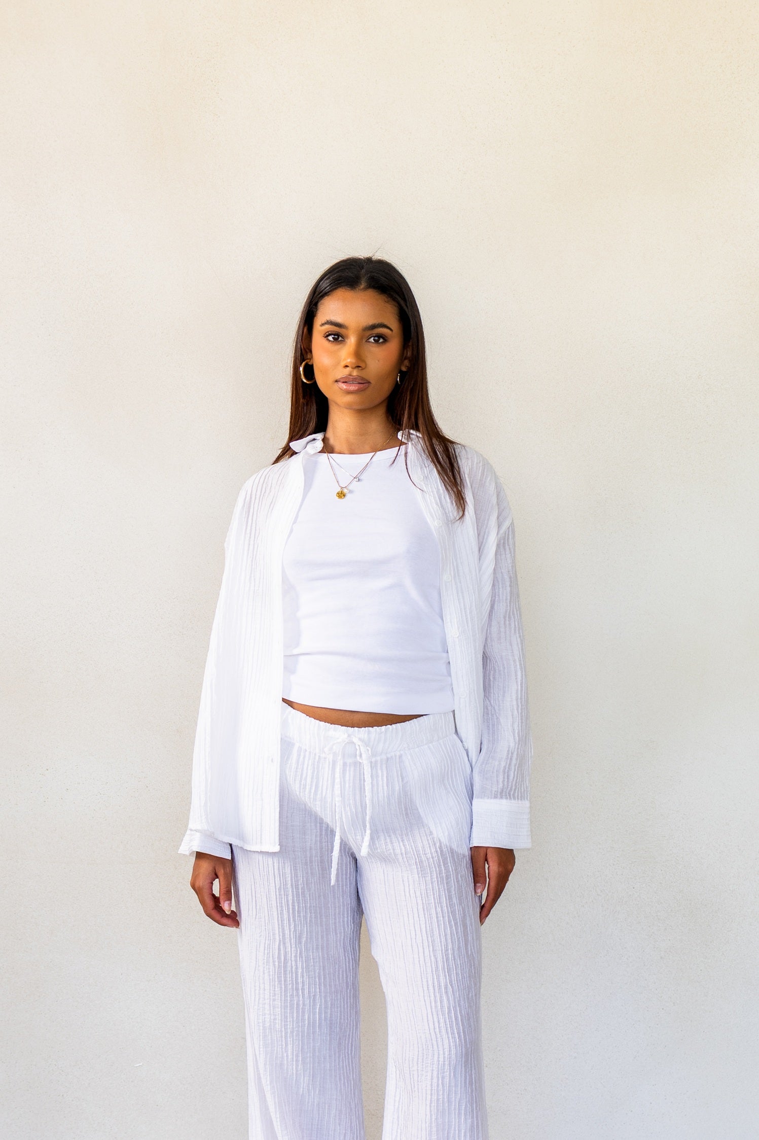 Plain linen set