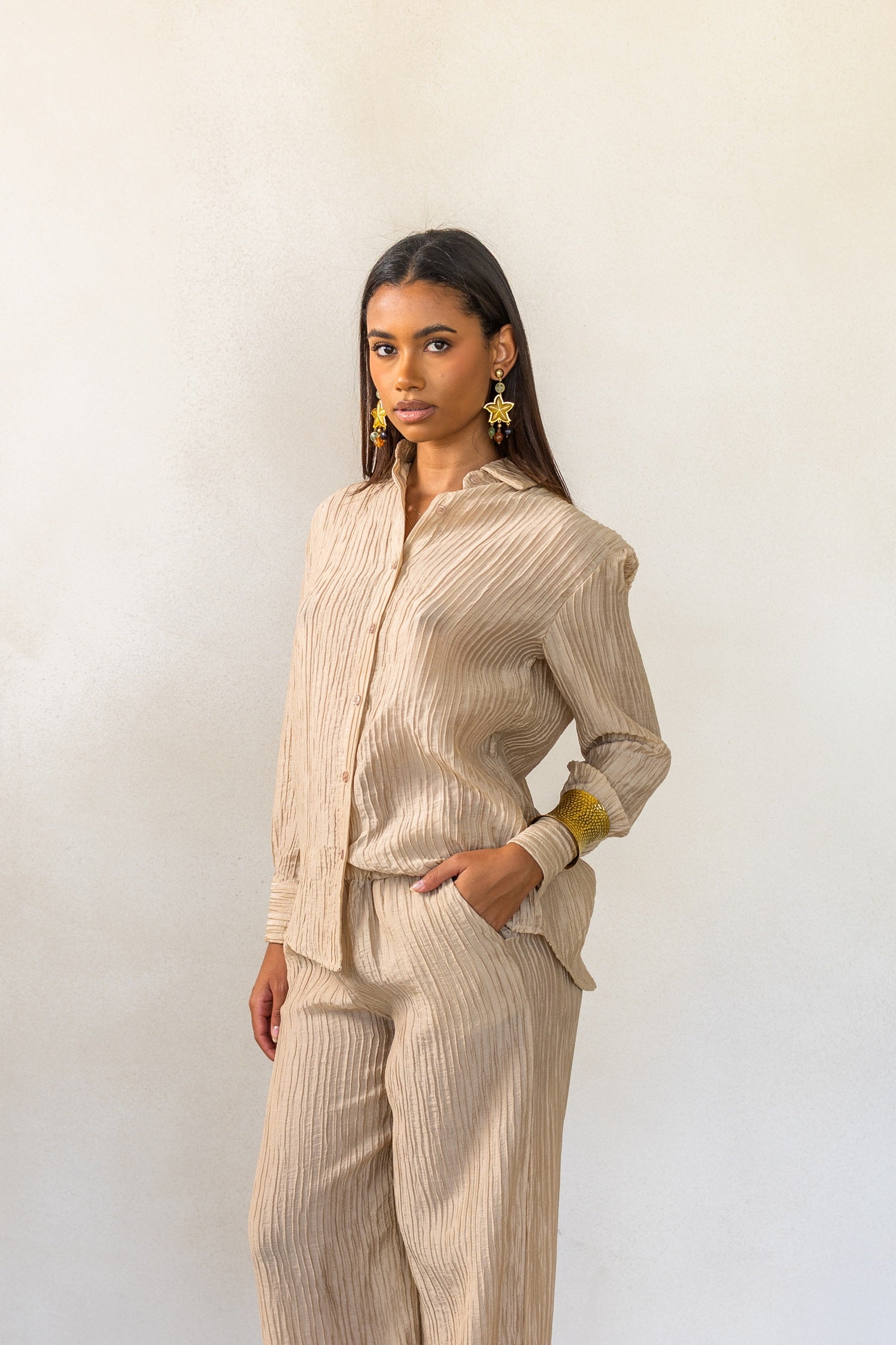 Plain linen set