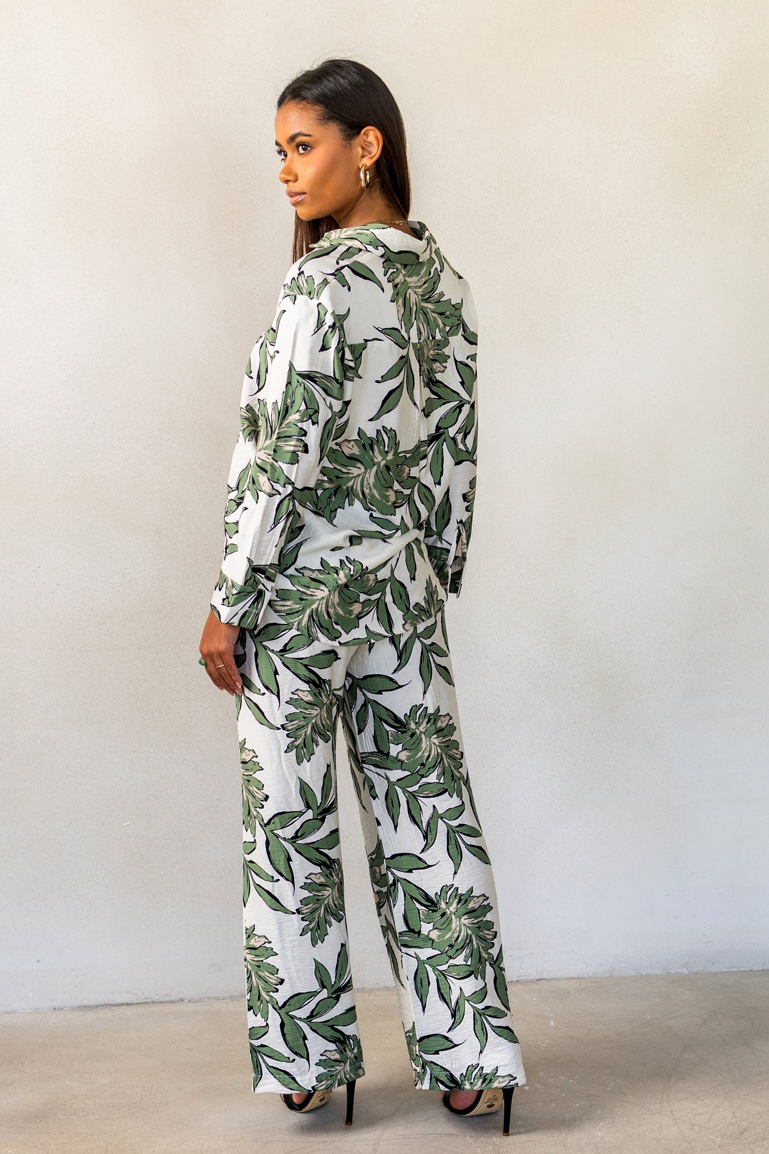 Printed linen set