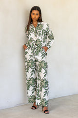 Printed linen set