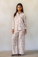 Printed linen set