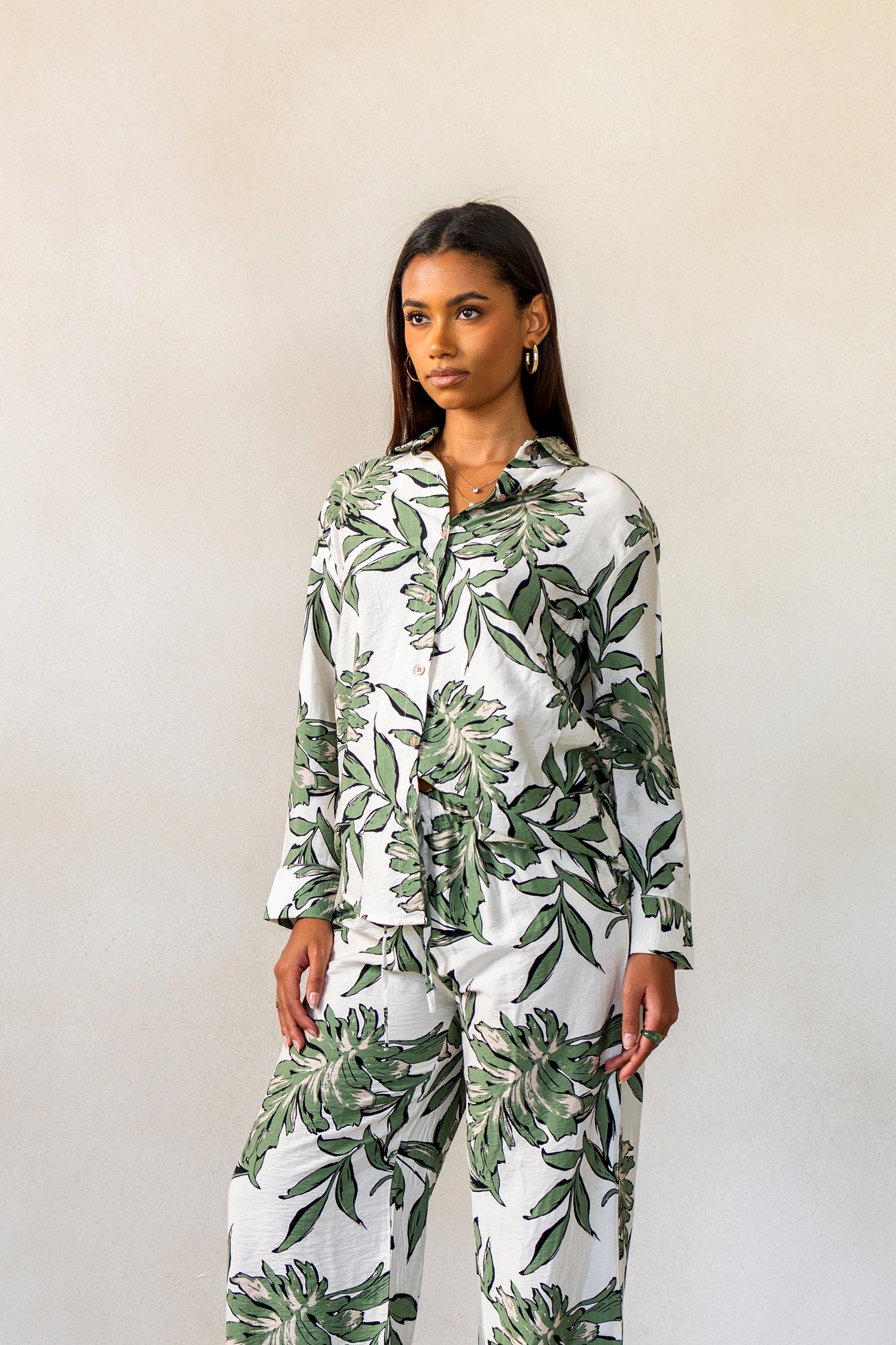 Printed linen set