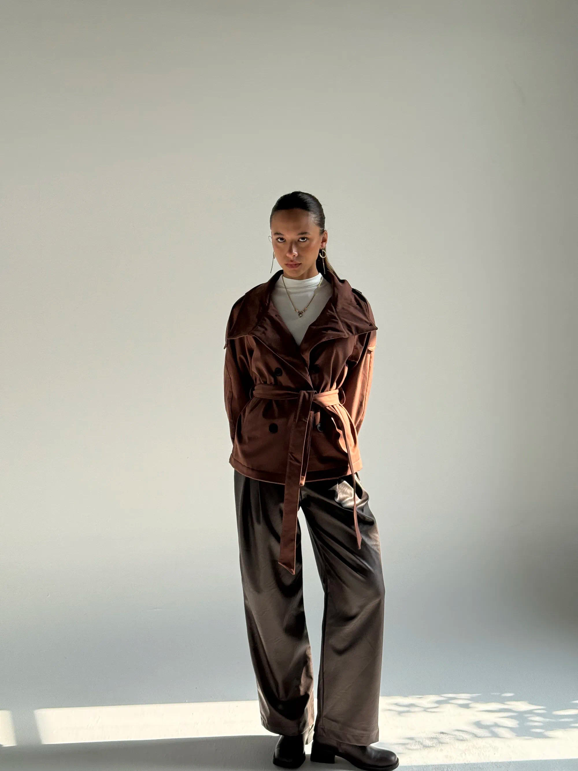 Belted Utility Jacke