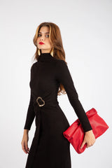 The Heritage Wrap Dress - Black