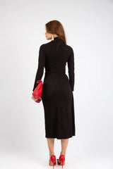 The Heritage Wrap Dress - Black