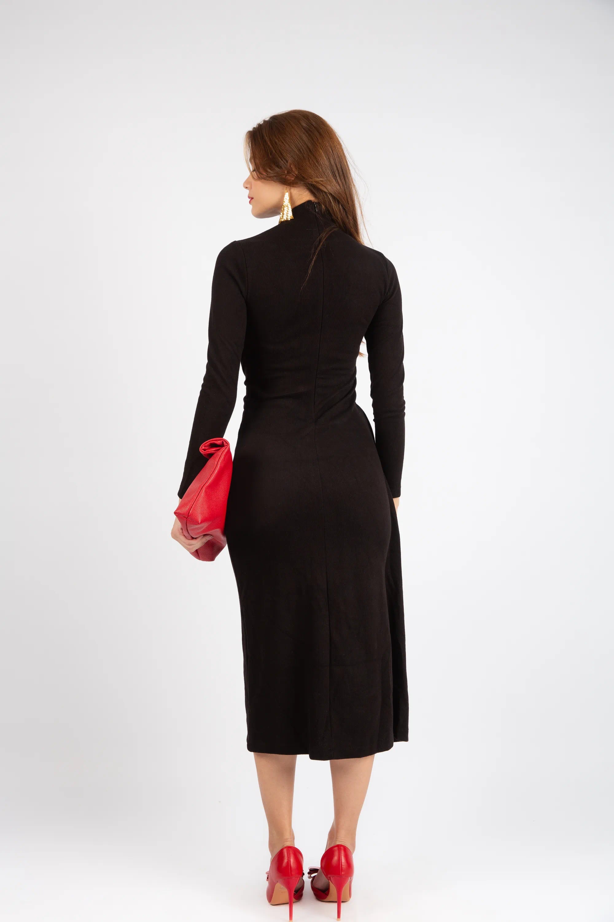 The Heritage Wrap Dress - Black