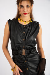 The Matrix Utility Midi Dress - Black