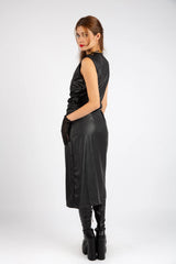 The Matrix Utility Midi Dress - Black