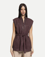Tundra Blouse -Brown