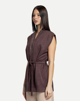 Tundra Blouse -Brown