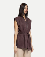 Tundra Blouse -Brown