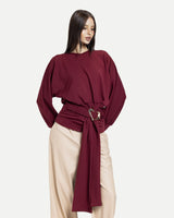 BORDEAUX TIE -Burgundy