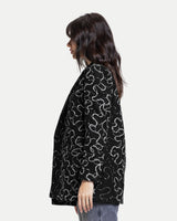 Pattern Blazer -Black