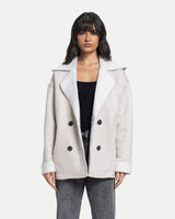 Soft Sherpa Coat -Beige
