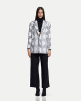 Pattern Blazer -White