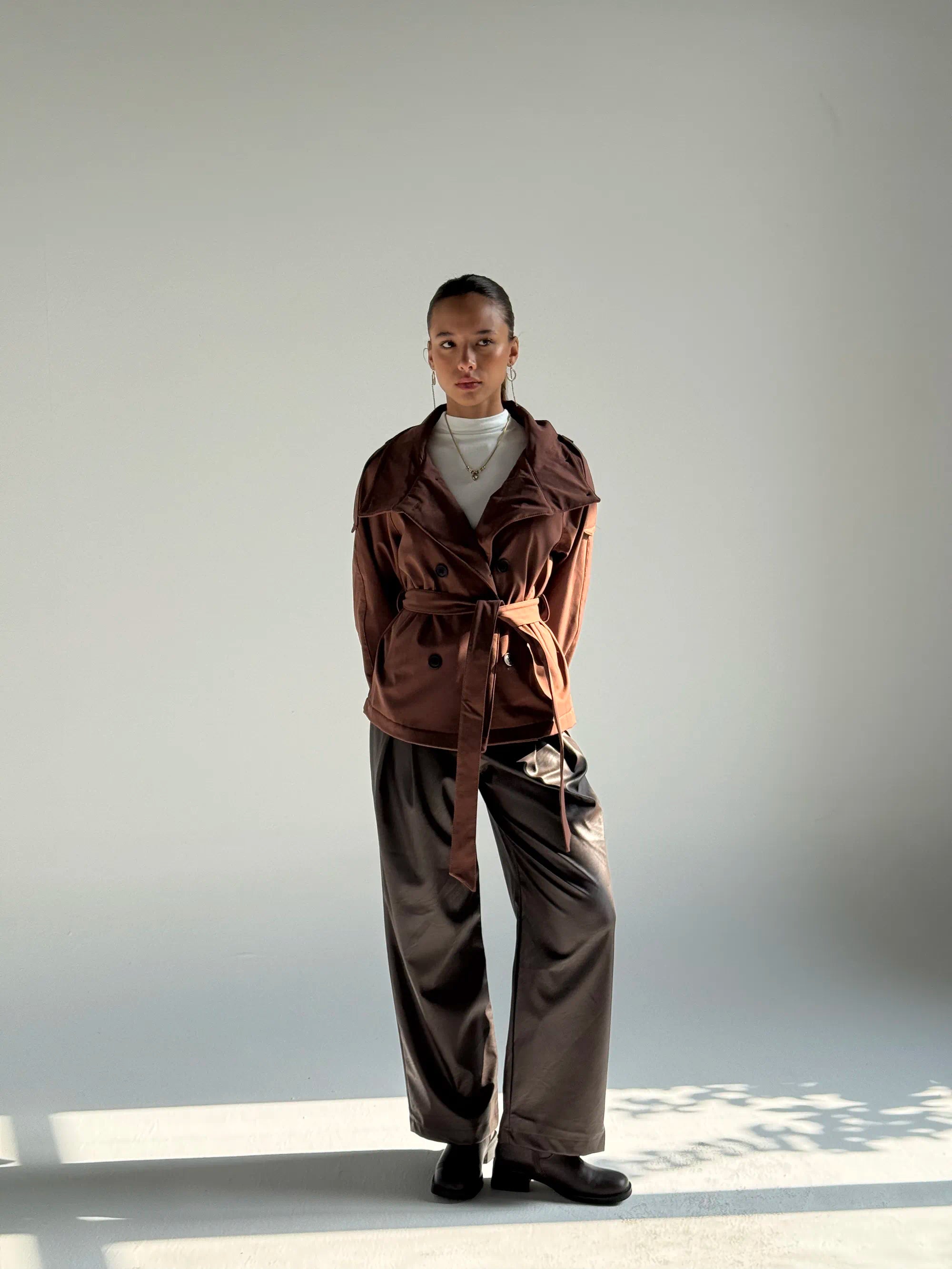 Belted Utility Jacke