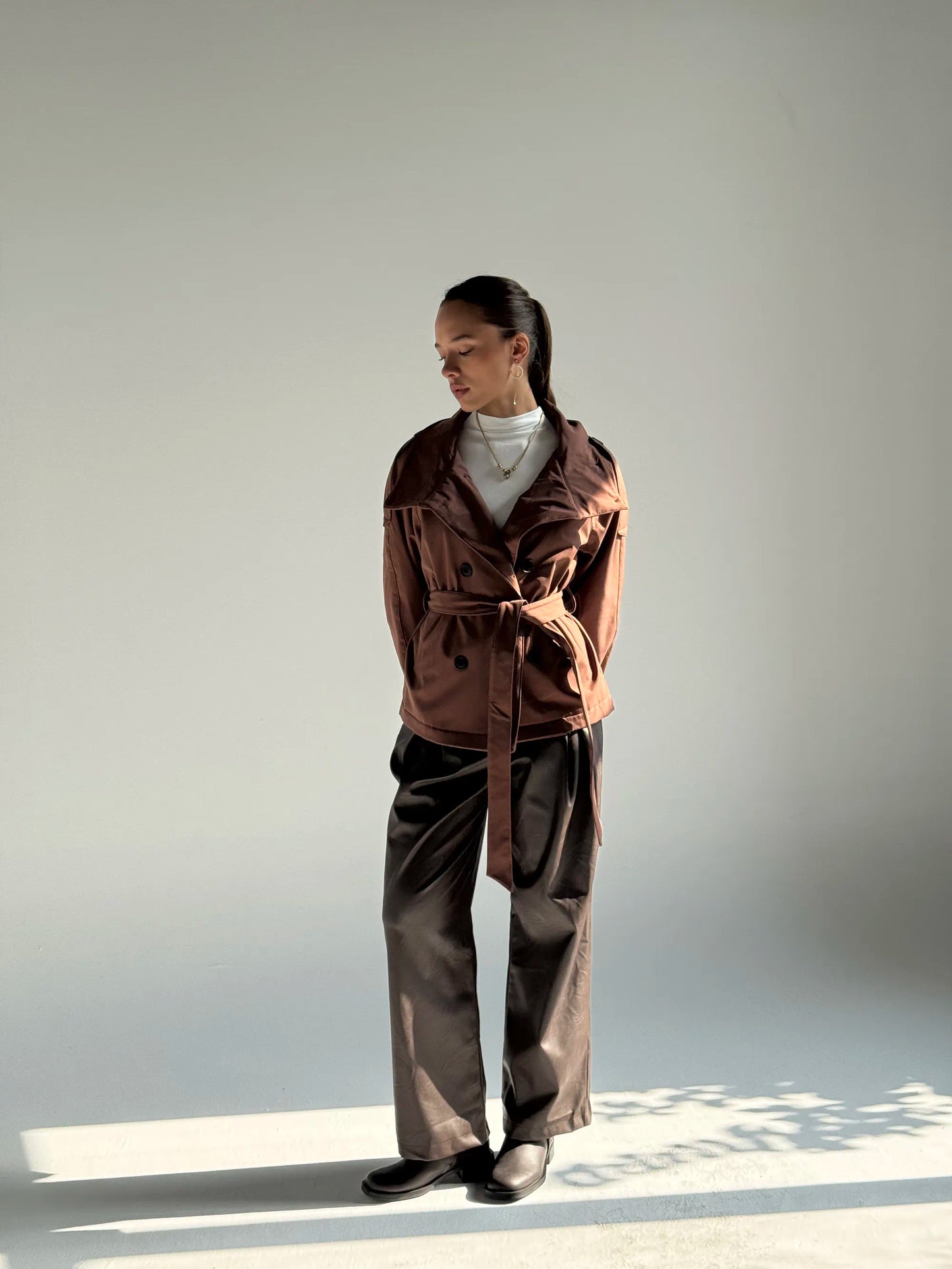 Belted Utility Jacke