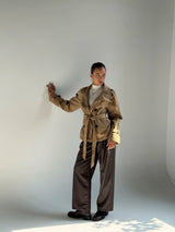 Belted Utility Jacke