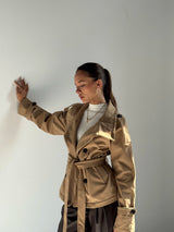 Belted Utility Jacke