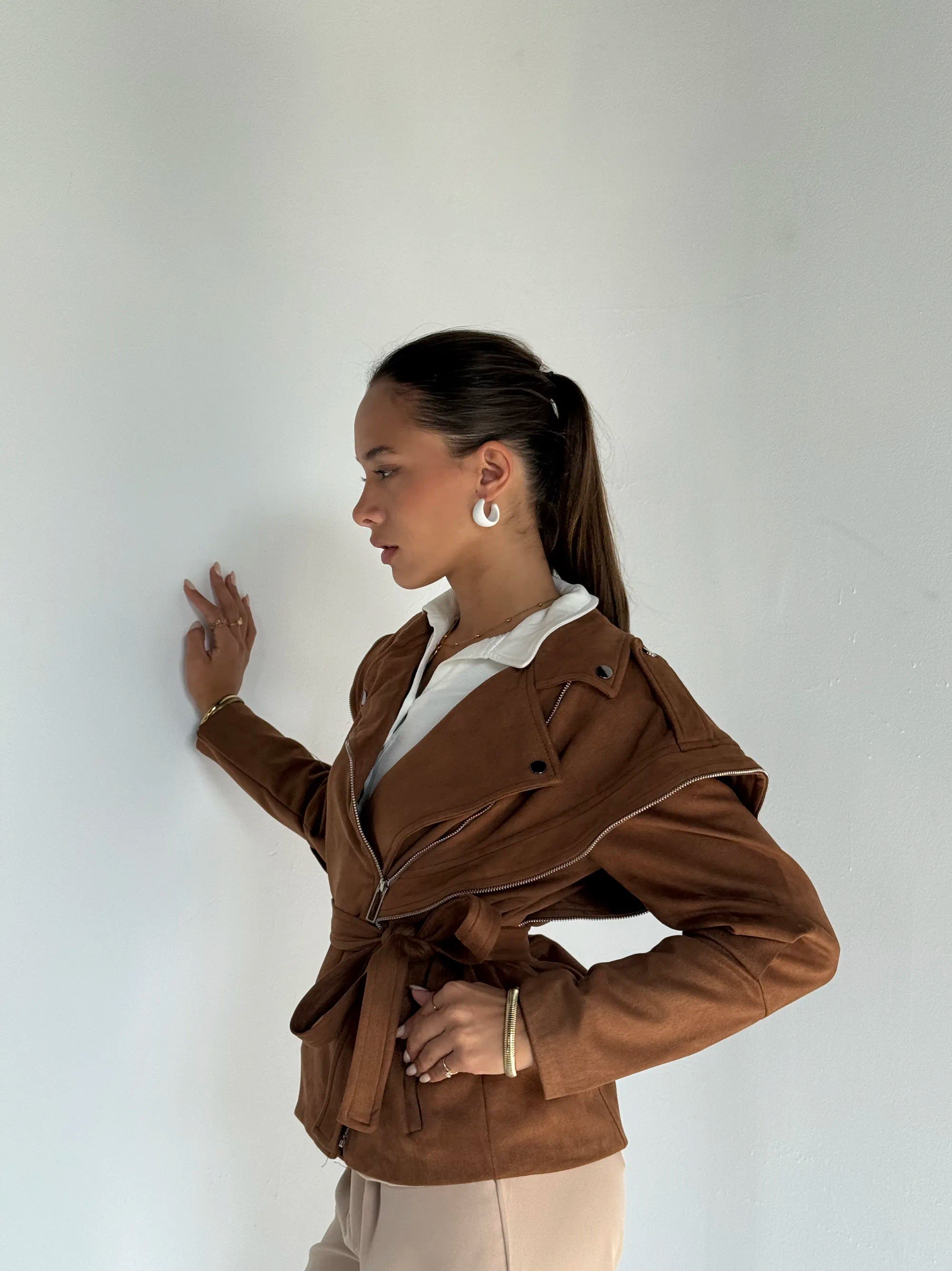 VULCAN JACKET -Brown