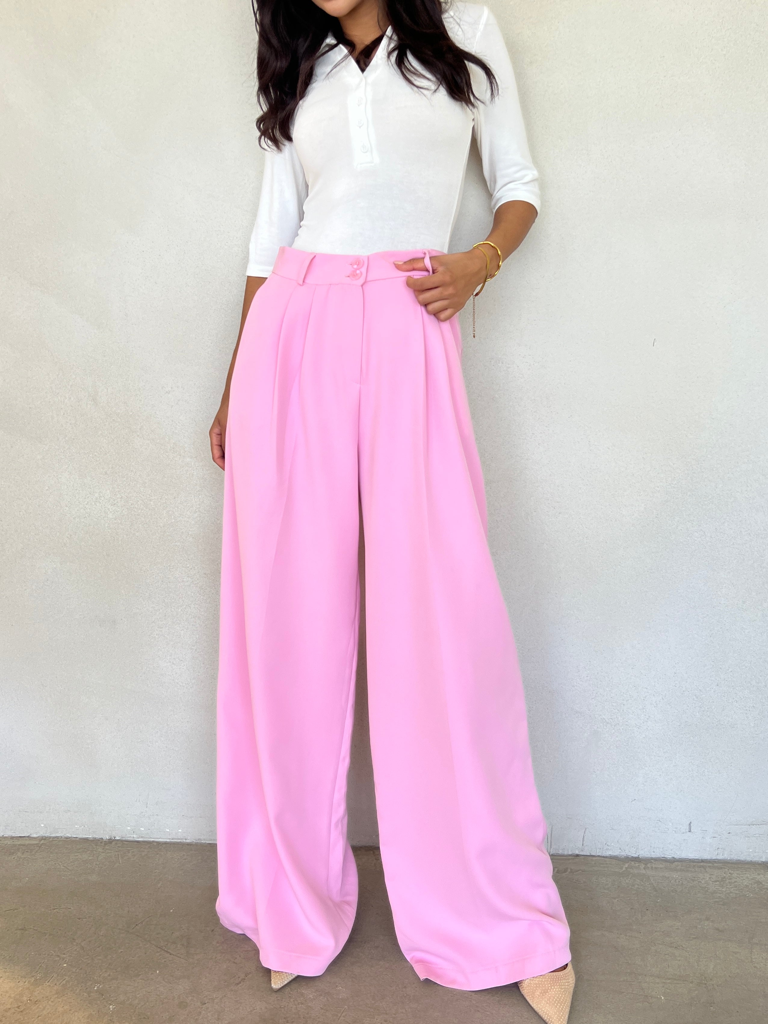 Slit pants