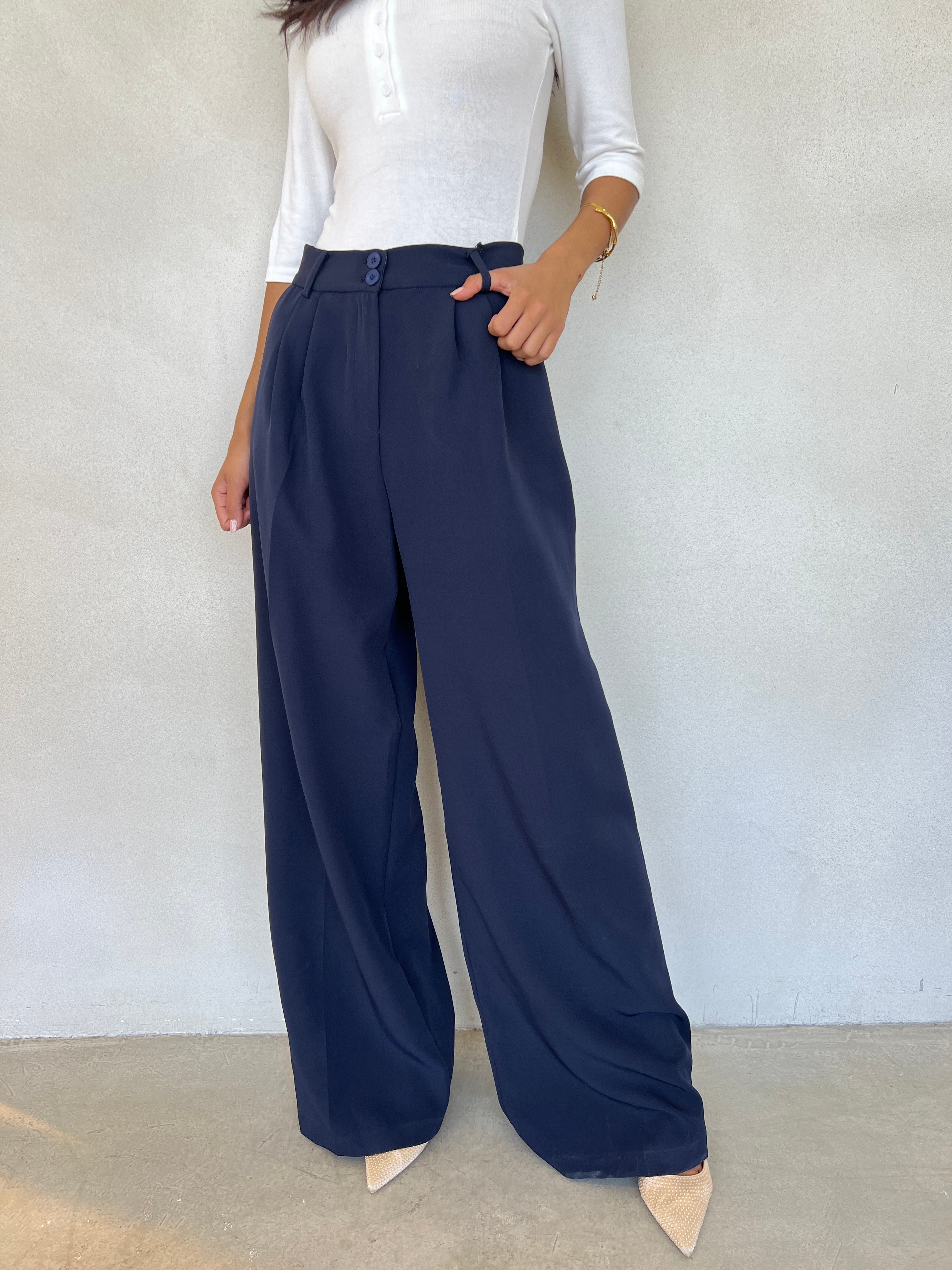 Slit pants