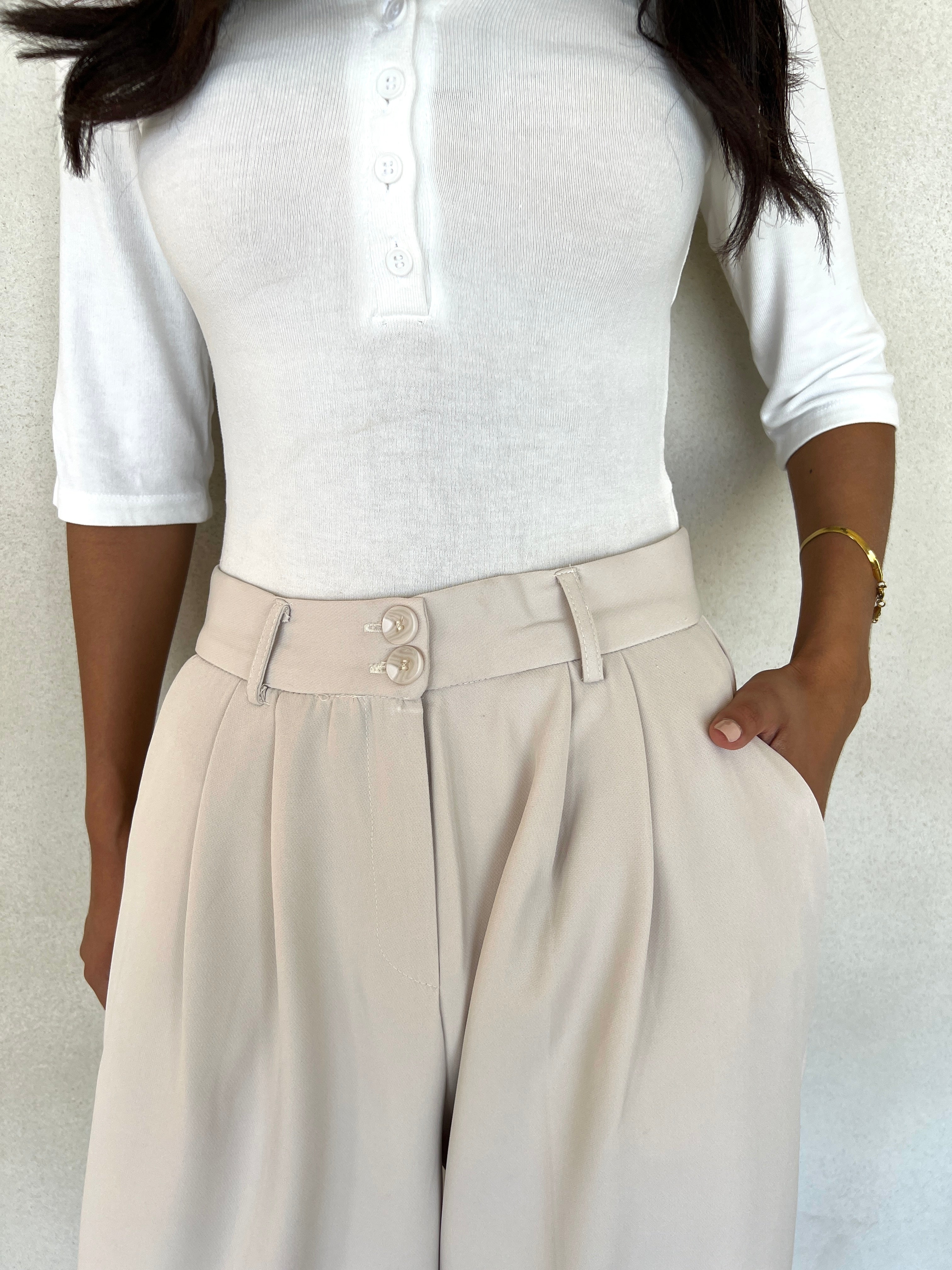 Slit pants